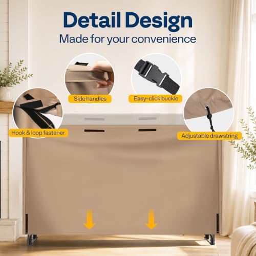VIVOHOME 6ft Waterproof Outdoor Firewood Log Rack Cover - Image 4