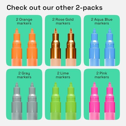 ARTISTRO Brown Acrylic Paint Markers - Image 6