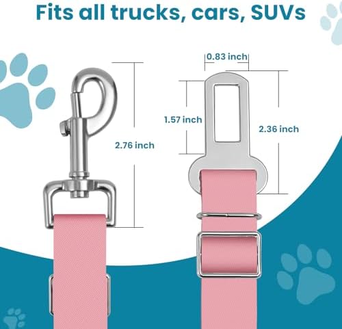 Adjustable pet cat and Dog car seat Belt，The Lanyard is Flexible and Adjustable - Image 5