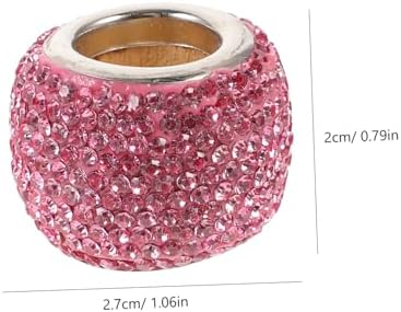 GLEAVI 2pcs Rhinestone Car Headrest Ring Decorations - Image 2