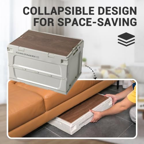 Industrial Folding Storage Container, Heavy Duty Plastic Storage Bins - Image 6
