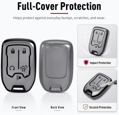 PIFOOG Matte Gray Key Fob Cover Fit - Image 4