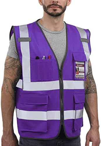 Dib Safety Hi Vis Reflective Safety Vest by HighVisibilityWorkwear