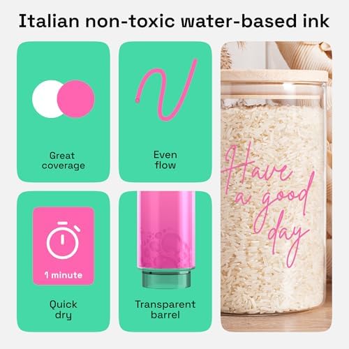 ARTISTRO Pink Acrylic Paint Markers - Image 4