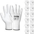 Safety Work Gloves PU Coated-12 Pairs, by DULFINE
