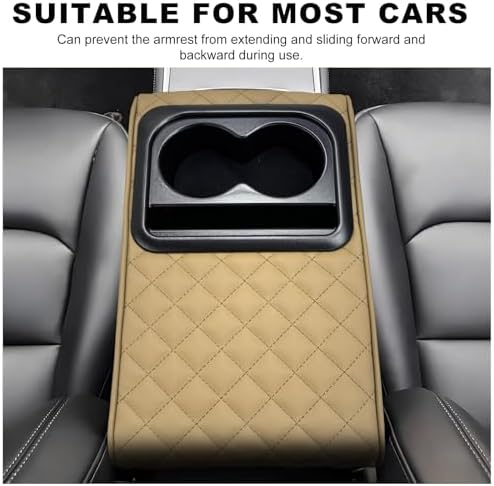 Car Center Console Armrest Pillow, Memory Foam Auto Armrest Box Cover - Image 6