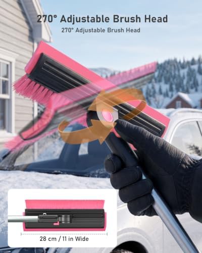 helloleiboo 55.7" Snow Brush and Ice Scrapers - Image 4