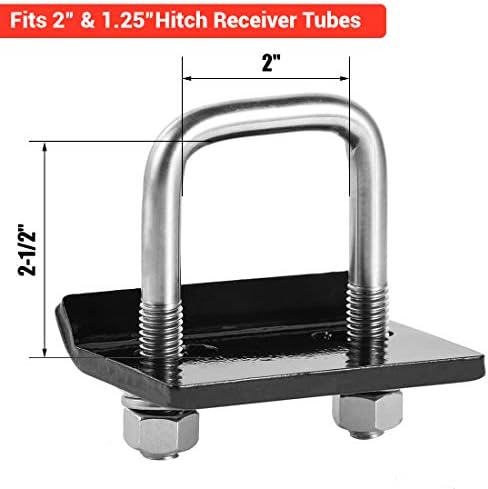CZC AUTO Hitch Tightener Anti-Rattle Stainless Steel - Image 2