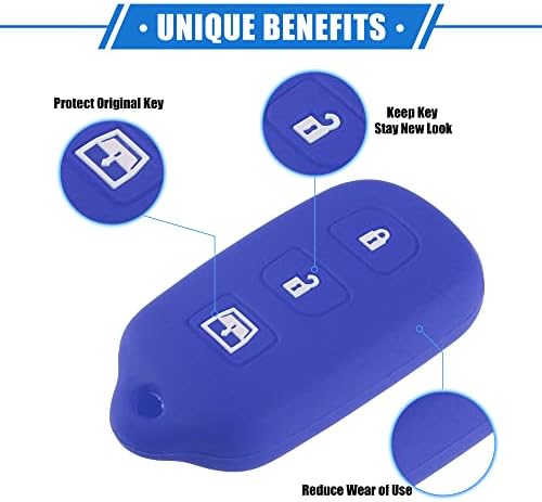 2 Pcs Key Fob Case Cover Compatible - Image 3