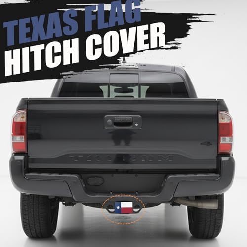 2 Inch Texas Lone Star Flag Trailer Hitch Cover Plug - Image 2