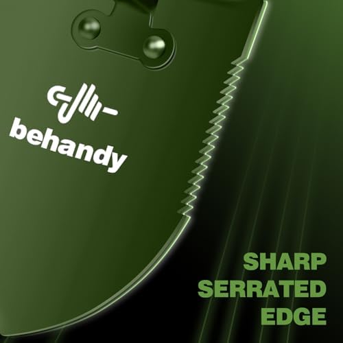 18.5" Folding Shovel, Tri-Fold Collapsible Shovel - Image 4