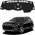 Dashboard Mat Cover for Jeep Cherokee 2014-2021 Nonslip Center Console by BOLTRY