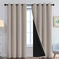 Yakamok Natural Blackout Curtains 84 Inches Long by Yakamok