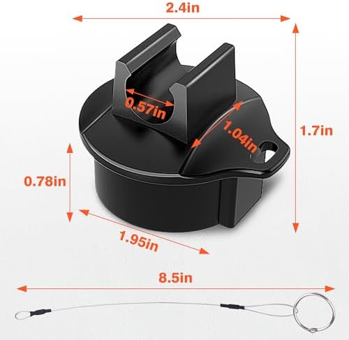 SnowyFox 7-Way Trailer Plug Cover Weatherproof, Trailer Plug Protector Cap - Image 3