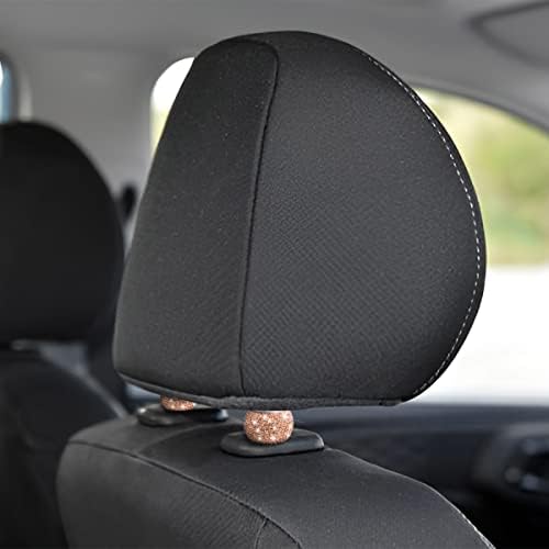 XINLIYA 4 Pack Car Headrest Collars, Bling Car Head Rest Collars Rings Decor - Image 4