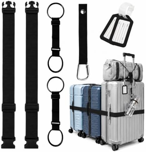 6PCS Adjustable Luggage Connector Straps by Unknown