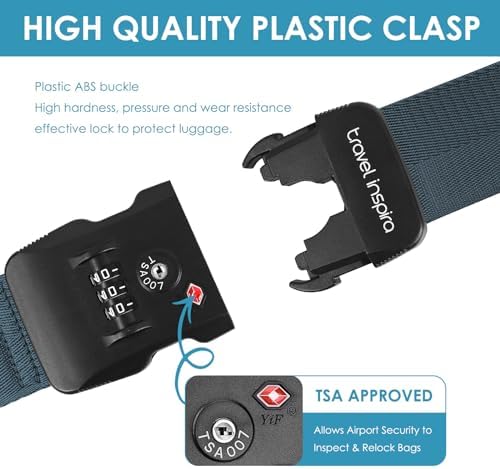 Travel Inspira Heavy Duty Luggage Straps - Image 6