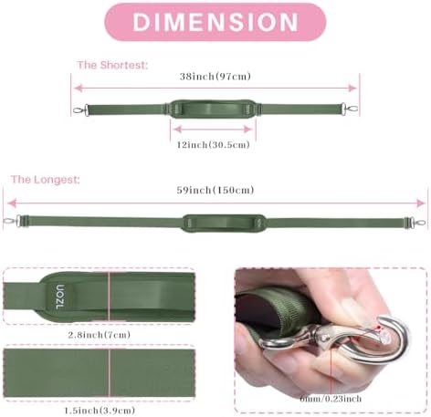 59 Inch Shoulder Straps, Soft - Image 3
