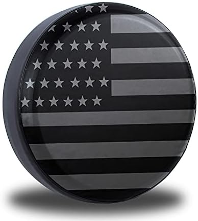 American Flag Spare Tire Cover Fit by Jusen