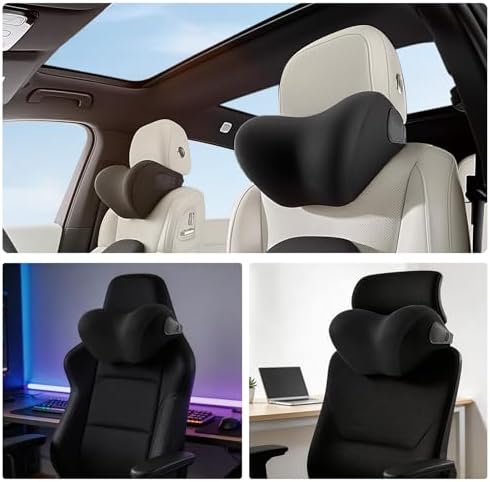 BEBAS Ergonomic Car Headrest Pillow, Memory Foam Neck Support - Image 3