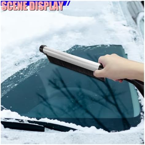 Snow Brush with Ice Scrapers for Car Windshield, Extendable 33.5" Winter Snow - Image 3