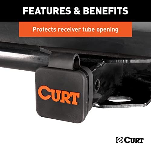 CURT 22279 Rubber Trailer Hitch Cover, Fits 2-Inch Receiver - Image 5