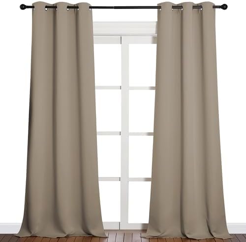 NICETOWN Patio Glass Door Blackout Curtains - Image 2
