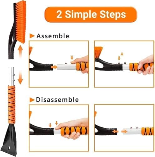 27" Snow Brush and Ice Scrapers - Image 3
