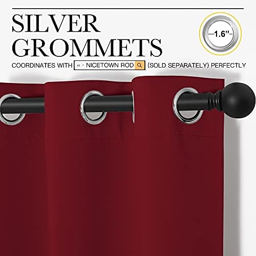 NICETOWN Christmas Short Blackout Curtains - Image 3