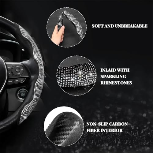 2 PCS Steering Wheel Cover, Segmented Car Wheel Covers - Image 4