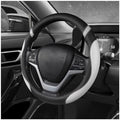 Car Steering Wheel Cover, 15 Inch Premium Leather Breathable Non-Slip Wheels by Unknown
