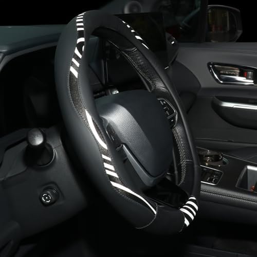 ZHOL Zebra Print Steering Wheel Cover - Image 5