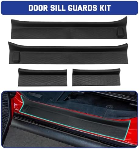 Door Sill Guards Kit Rubber Door Entry Protector - Image 6