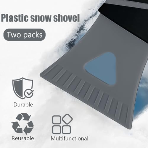 Ice Scraper for Car Windshield, Auto Freezer Shovel Defroster, Universal Fit - Image 3