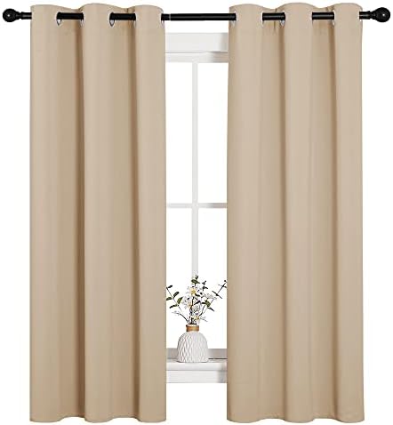 NICETOWN Biscotti Beige Blackout Curtains by NICETOWN