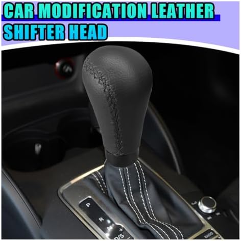 ZIMISI 5 Speed Shifter Knobs, Leather Car Gear Shift Knob - Image 5