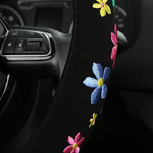 Embroidery Cute Steering Wheel Cover - Image 4