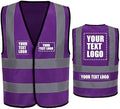AYKRM 12 colour High visibility viz vest hi vis viz reflective work by AYKRM