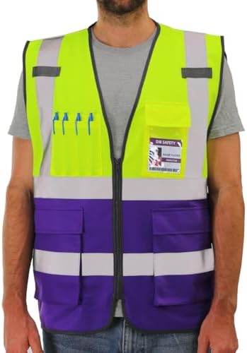 Dib Safety Hi Vis Reflective Safety Vest by HighVisibilityWorkwear