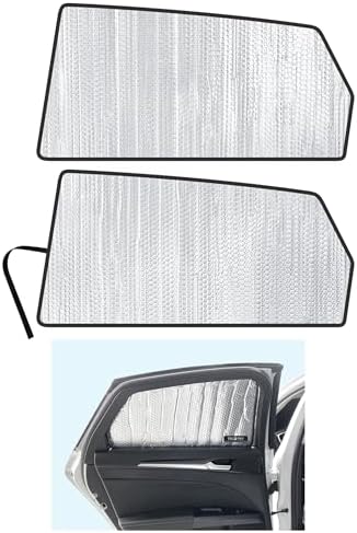 Rear Side 2nd Row Sunshade Custom by YelloProAutomotive