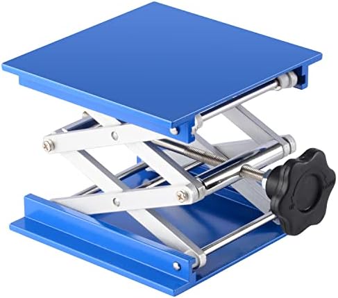 Labasics Lab Jack, 6x6 inch Anodized Aluminum Laboratory Support Jack Lift by Labasics
