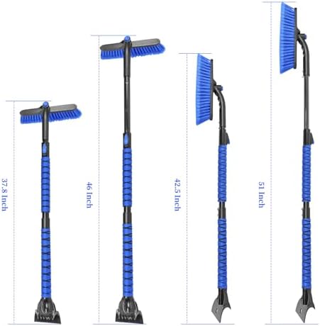 HEEYA 51 Inch Long Scraper Snow Brush - Image 6