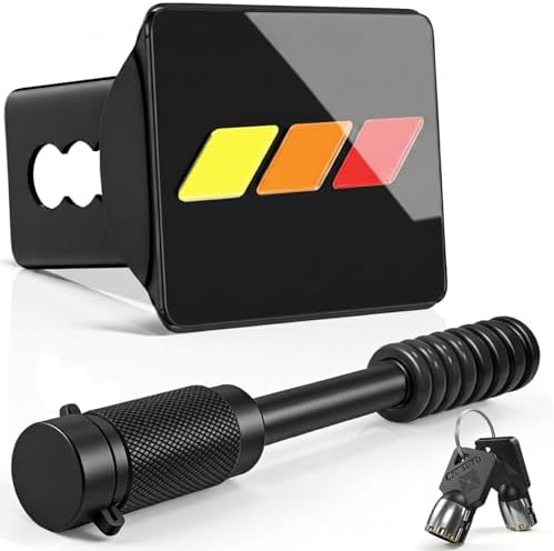 Tri-Color Hitch Cover for 2 Inch Receivers by Unknown