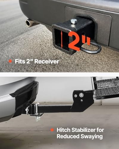 VEVOR 70" x 30" x 6", Hitch Cargo Carrier, 500 lbs Capacity - Image 4