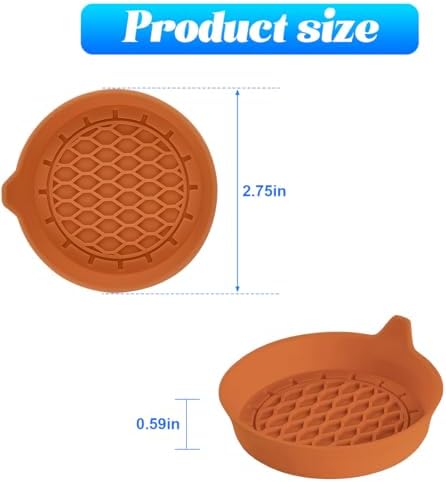 Zpana Bling Car Cup Holder Coaster, Shockproof Auto Interior Decorative Coasters - Image 2