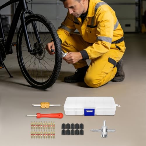 33Pcs Car & Bicycle Valve Core Removal Tool Set - Image 4