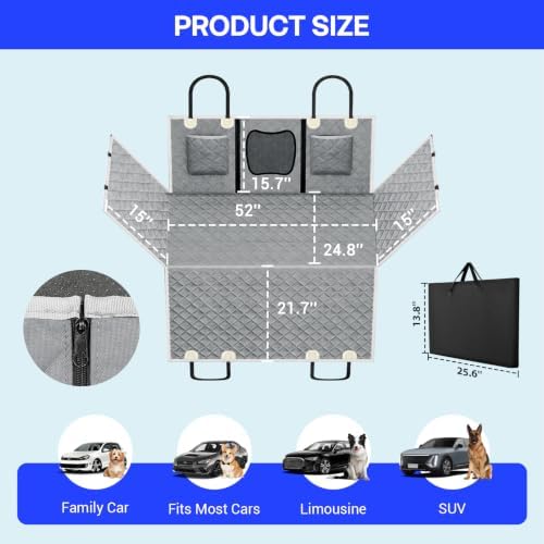 Waterproof Hammock Dog Car Seat Cover - Image 2
