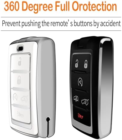 for Jeep Key Fob Cover with Keychain Soft Full Protection Key Shell Compatible - Image 4