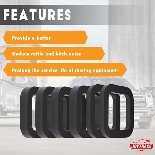 6 Pack - Multiple Size Combination，2 Inch Hitch Receiver Silencer Pad - - Image 5