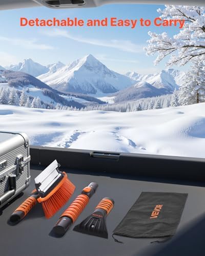 VEVOR Car Snow Brush, 3-in-1 Snow Remover - Image 6